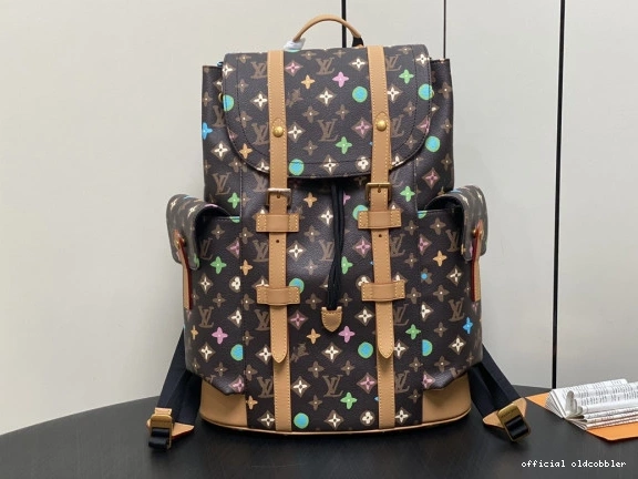 Official oldcobbler CHRISTOPHER LOUIS VUITTON Backpack-41*48*13CM 0712